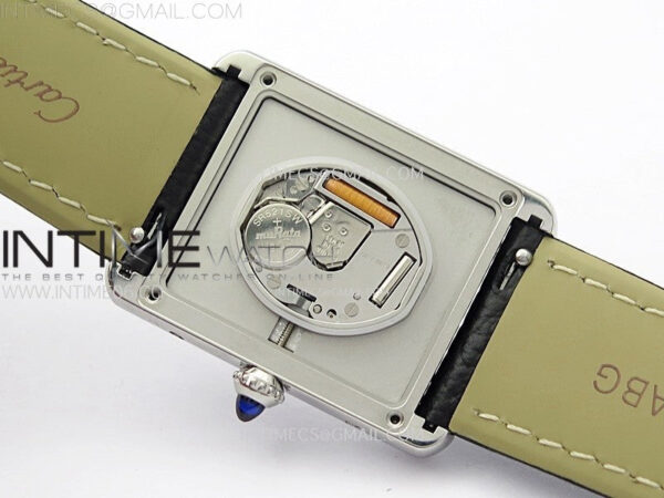 Tank Must Ladies 25mm SS AF 1:1 Best Edition White Dial on Black Leather Strap Ronda Quartz – Bild 20