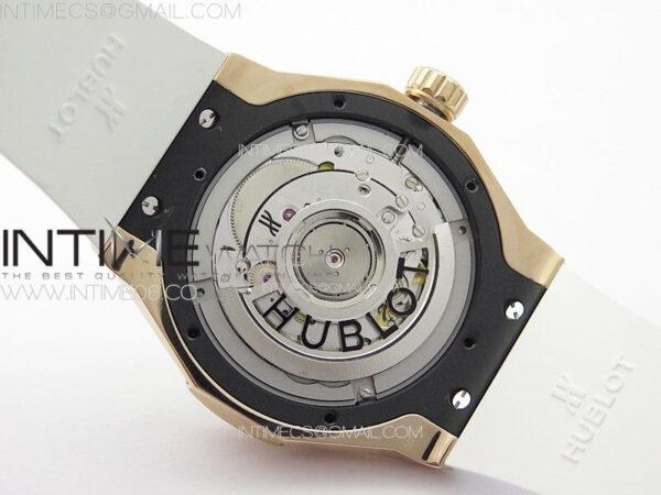 Classic Fusion Orlinski RG APSF 1:1 Best Edtion White Faceted Dial on White Rubber Strap A2892 – Bild 20