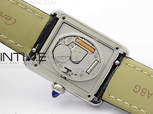 Tank Must Ladies 22mm SS AF 1:1 Best Edition White Dial on Black Leather Strap Ronda Quartz – Bild 20