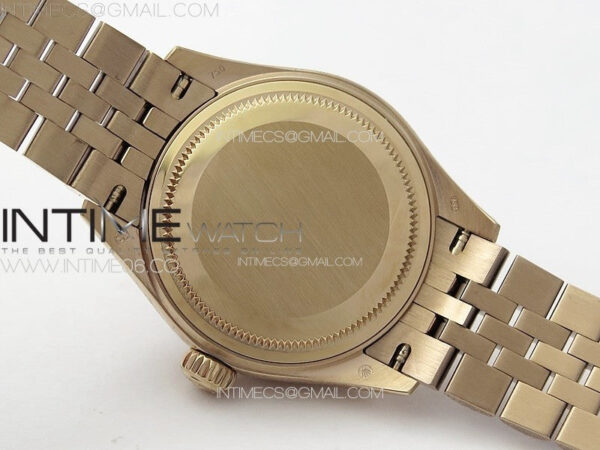 Datejust 28mm 279179 RG APSF Best Edition Green Dial Crystals Markers on SS Jubilee Bracelet NH05 – Bild 19