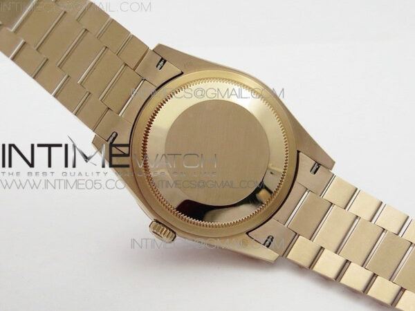 Day-Date 36 128235 RG/Crystal BP Best Edition RG Crystal Marker Dial on RG President Bracelet A2836 – Bild 21