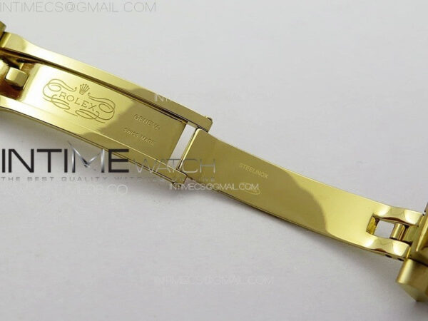 DateJust 31mm 178271 YG APSF Best Edition YG Dial Crystal Markers on President Bracelet A2824 – Bild 21