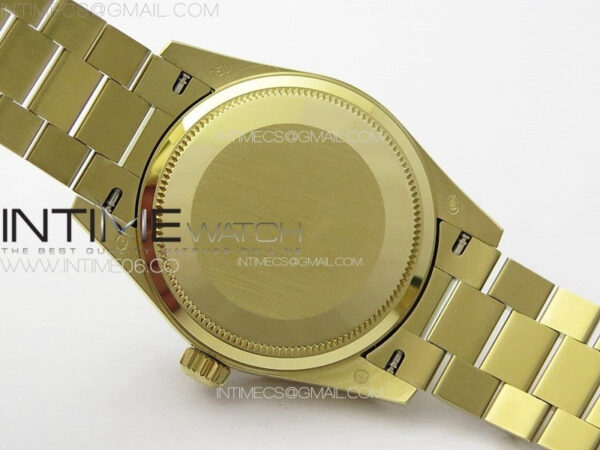 DateJust 31mm 278274 YG Crystals Bezel GMF Best Edition Green Flowers Crystals Dial on YG President Bracelet A2824 – Bild 21
