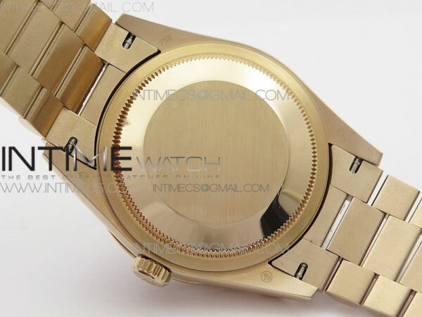 Day-Date 36 128235 RG/Crystal BP Best Edition RG Crystal Marker Dial on RG President Bracelet A2836 – Bild 22