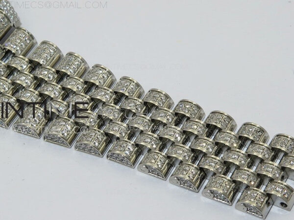 DateJust 41 126334 Full Paved Diamonds BP Best Edition Silevr Dial Sticks Markers on Jubilee Bracelet A2824 – Bild 22