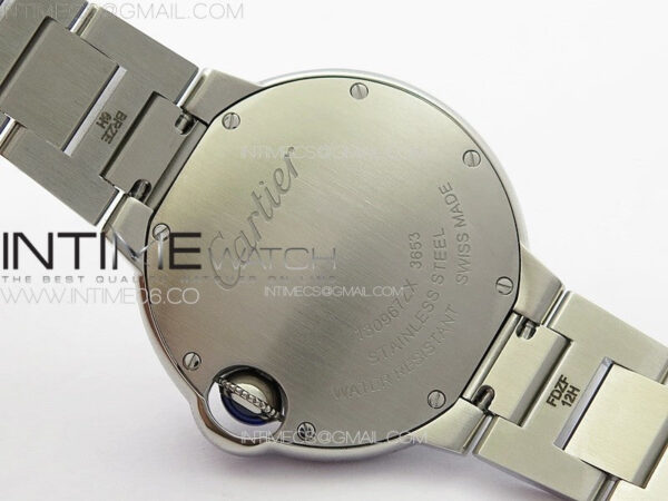 Ballon Bleu 33mm SS V20F 1:1 Best Edition White Textured Dial on SS Bracelet Gen Cal.157 Quartz – Bild 22