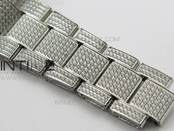 DateJust 41 126334 904 Full Paved Diamonds BP Best Edition Gray Dial Sticks Markers on Oyster Bracelet A2824 – Bild 21