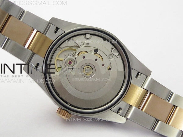 DateJust 31mm 278274 904L SS/RG GMF Best Edition Silver Flowers Crystals Dial on 904L SS/RG Oyster Bracelet A2824 – Bild 22