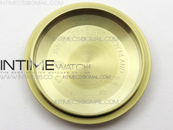 Day-Date 36 128235 YG/Crystal BP Best Edition Black Crystal Marker Dial on YG President Bracelet A2836 – Bild 23