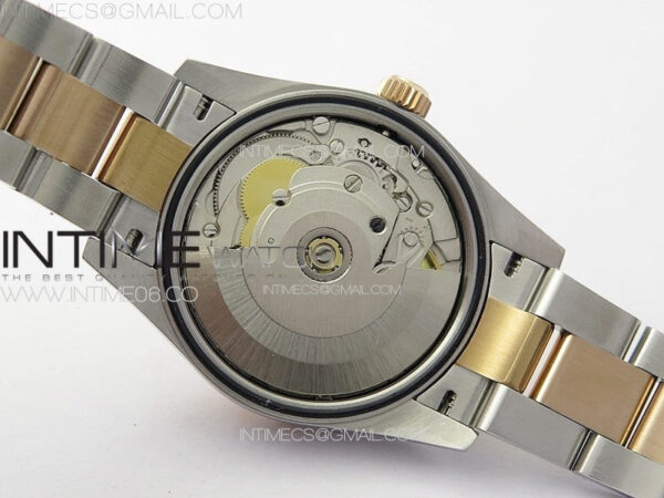 DateJust 31mm 278274 904L SS/RG GMF Best Edition Silver Flowers Crystals Dial on 904L SS/RG Oyster Bracelet A2824 – Bild 23