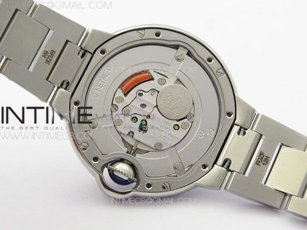 Ballon Bleu 33mm SS V20F 1:1 Best Edition White Textured Dial on SS Bracelet Gen Cal.157 Quartz – Bild 23