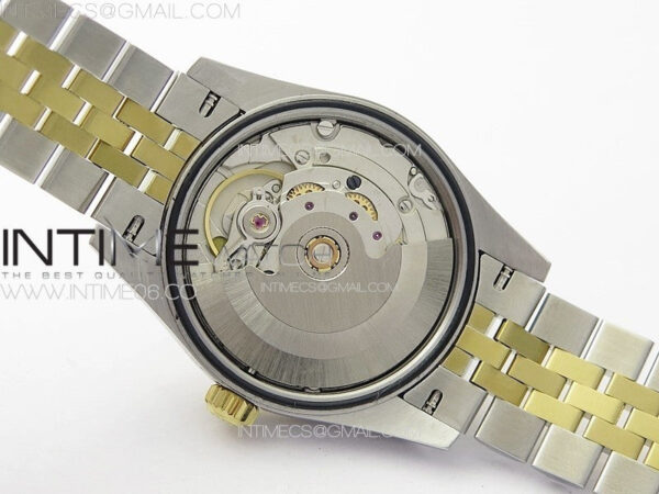 DateJust 31mm 278274 904L SS/YG Crystals Bezel GMF Best Edition Green Flowers Crystals Dial on 904L SS/YG Jubilee Bracelet A2824 – Bild 23
