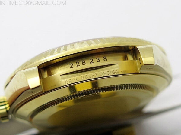 Day Date 40mm 228238 Gain Weight YG/tungsten APSF 1:1 Best Edition White Dial Roman Markers on YG President Bracelet A2836 – Bild 24