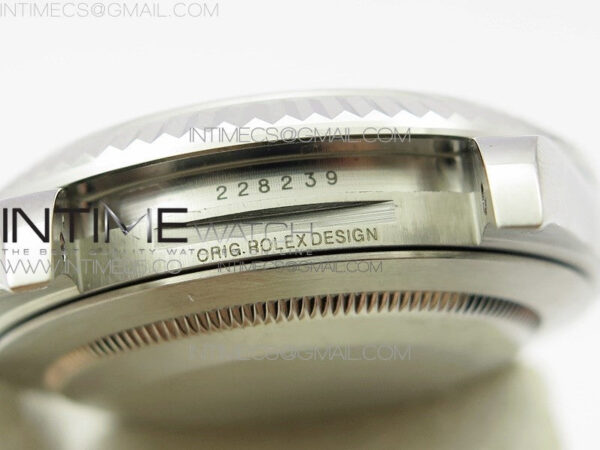 Day-Date 40mm 228239 BP New Dial Version 904 SS Silver T Crystal Markers Dial on SS President Bracelet A2836 – Bild 23