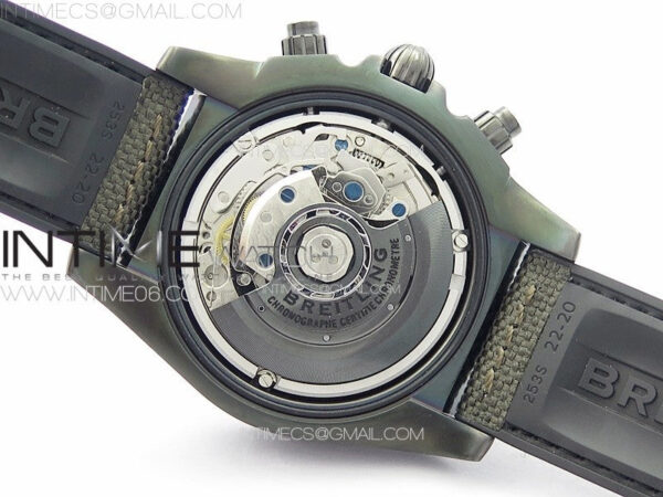 CHRONOMAT 44MM BLACKSTEEL V9F 1:1 SPECIAL EDITION BLACK DIAL ON BLACK RUBBER STRAP – Bild 24