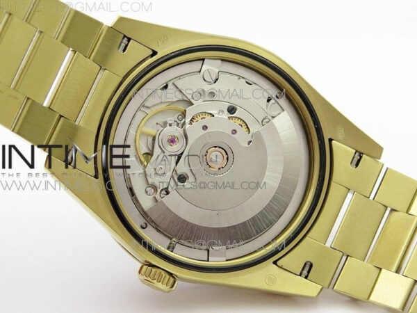 Day-Date 36 128235 YG/Crystal BP Best Edition Black Crystal Marker Dial on YG President Bracelet A2836 – Bild 24