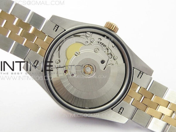 DateJust 31mm 278274 904L SS/RG GMF Best Edition Silver Flowers Crystals Dial on 904L SS/RG Jubilee Bracelet A2824 – Bild 24