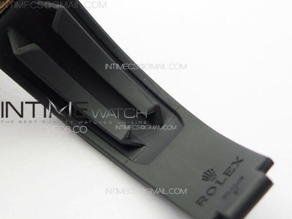 Yacht-Master 116655 40mm 904L RG VSF 1:1 Best Edition Black Dial on Oysterflex Rubber Strap VS3135 – Bild 24