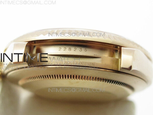 Day-Date 40mm 228239 BP New Dial Version 904 RG T Crystal Markers RG Dial on RG President Bracelet A2836 – Bild 25