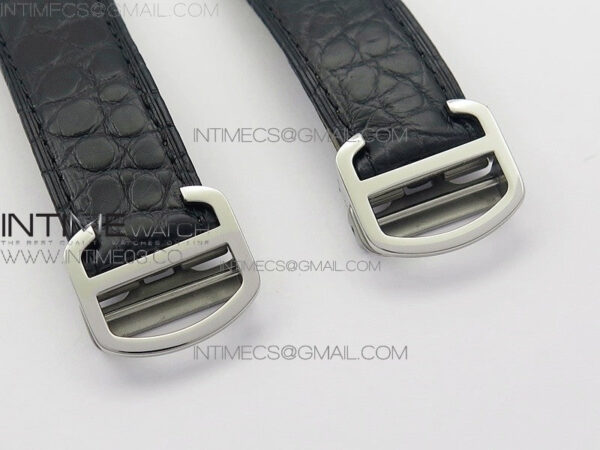 Tank Solo Ladies 28mm SS AF 1:1 Best Edition White Dial on Black Leather Strap Ronda Quartz – Bild 25