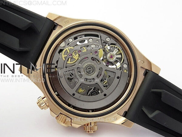 Blacken Daytona RG Rainbow Bezel GETF Best Edition Skeleton Dial on Rubber Strap SA4130 – Bild 25