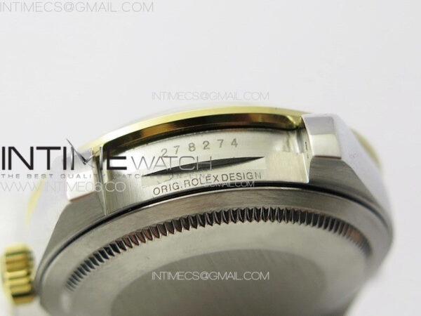 DateJust 31mm 278274 904L SS/YG GMF Best Edition Green Flowers Crystals Dial on 904L SS/YG Jubilee Bracelet A2824 – Bild 25