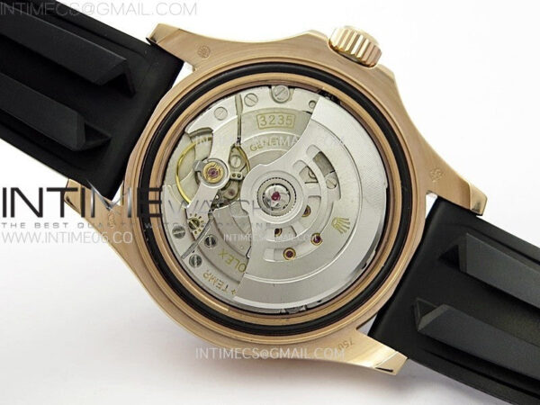 Yacht-Master 126655 RG APSF Best Edition 3D Black Ceramic Bezel on Black Rubber Strap SA3235 – Bild 25