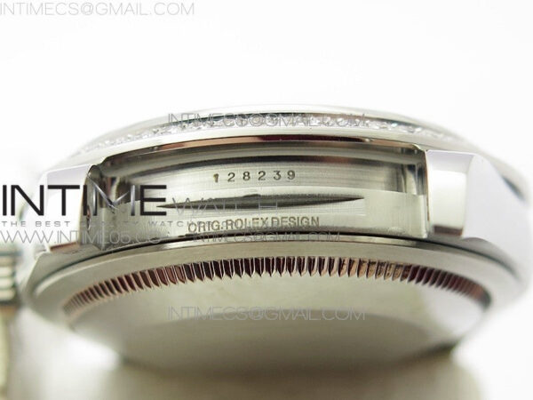 Day-Date 36 128239 SS/Crystal BP Best Edition Silver Crystal Markers Dial on SS President Bracelet A2836 – Bild 25