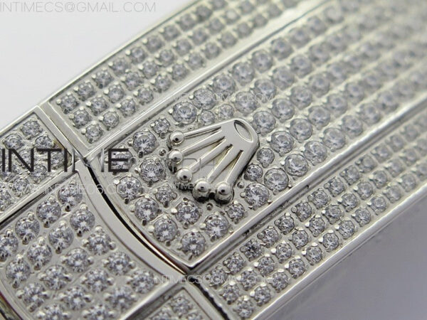 DateJust 41 126334 Full Paved Diamonds BP Best Edition White Dial Sticks Markers on Jubilee Bracelet A2824 – Bild 25