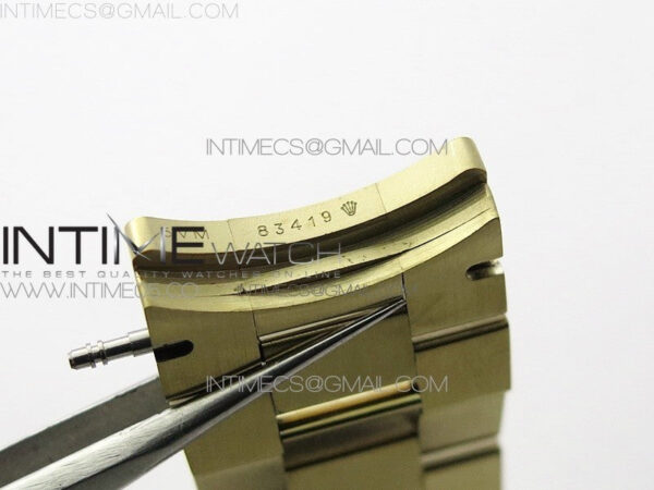 Day-Date 40mm 228239 BP New Dial Version 904 YG  Ice Blue Sticks Markers Dial on YG President Bracelet A2836 – Bild 26