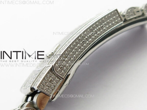DateJust 41 126334 Full Paved Diamonds BP Best Edition Green Dial Sticks Markers on Jubilee Bracelet A2824 – Bild 26