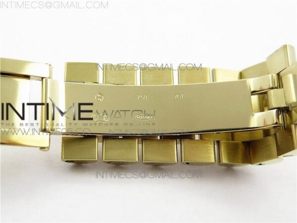 Day-Date 36 128239 YG BP Best Edition Green Crystal Markers Dial on YG President Bracelet – Bild 27