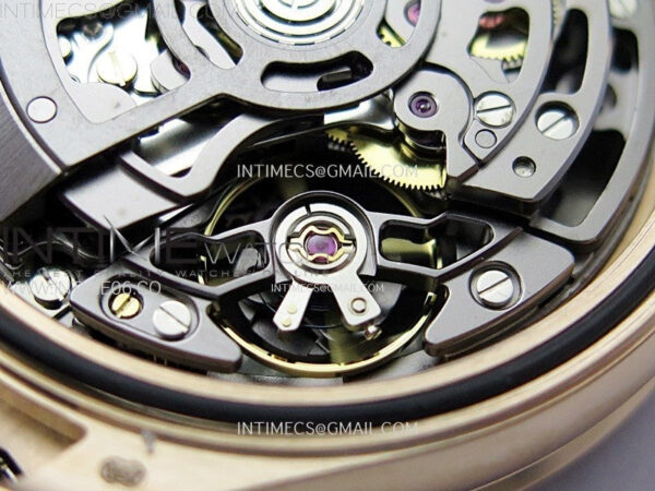 Blacken Daytona RG Rainbow Bezel GETF Best Edition Skeleton Dial on Rubber Strap SA4130 – Bild 27