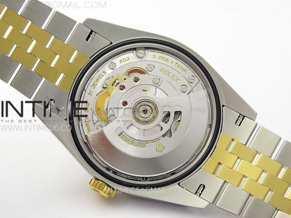 DateJust 36 SS 126233 904L SS/YG VSF 1:1 Best Edition Gray Dial Green Roman Markers on Jubilee Bracelet VS3235 – Bild 27