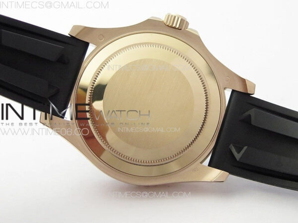 Yacht-Master 126655 3EF 1:1 Best Edition 3D Black Ceramic Bezel on Black Rubber Strap VR3235 – Bild 29