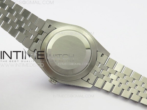 DateJust 41 126334 Full Paved Diamonds BP Best Edition White Dial Sticks Markers on Jubilee Bracelet A2824 – Bild 30