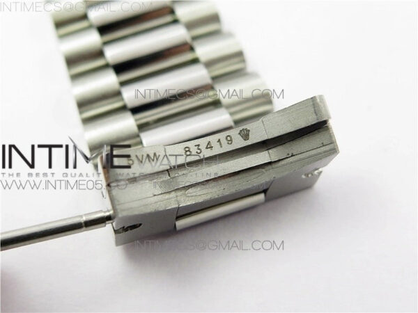 Day-Date 36 128239 SS BP Best Edition White Sticks Markers Dial on SS President Bracelet – Bild 30