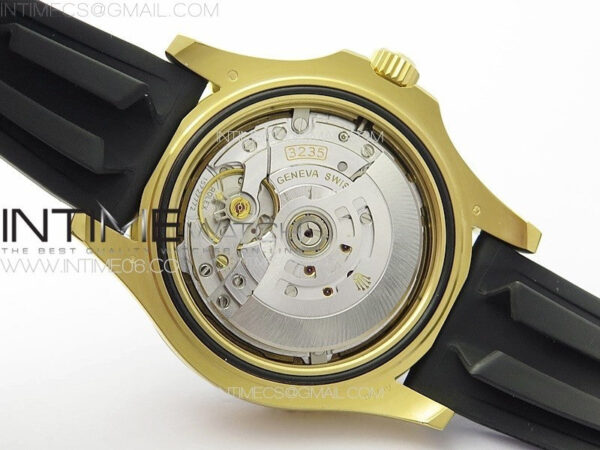 Yacht-Master 126658 YG VSF 1:1 Best Edition Black Ceramic Bezel on Oysterflex Strap VS3235 – Bild 32
