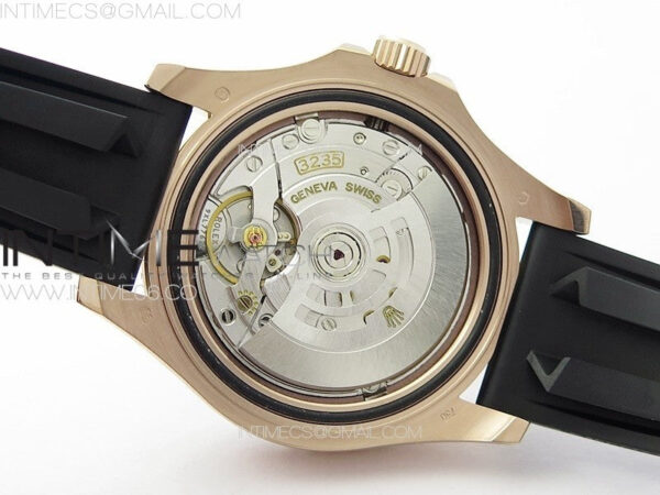Yacht-Master 126655 3EF 1:1 Best Edition 3D Black Ceramic Bezel on Black Rubber Strap VR3235 – Bild 31