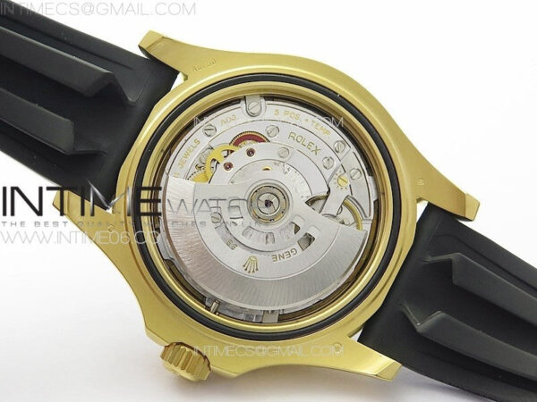 Yacht-Master 126658 YG VSF 1:1 Best Edition Black Ceramic Bezel on Oysterflex Strap VS3235 – Bild 33