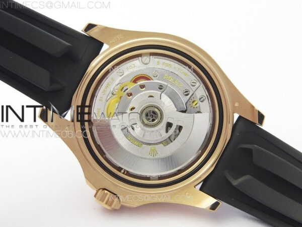 Yacht-Master 126655 RG VSF 1:1 Best Edition Black Ceramic Bezel on Oysterflex Rubber Strap VS3235 – Bild 33