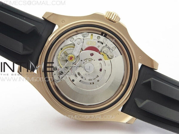 Yacht-Master 116655 40mm 904L RG VSF 1:1 Best Edition Black Dial on Oysterflex Rubber Strap VS3135 – Bild 34