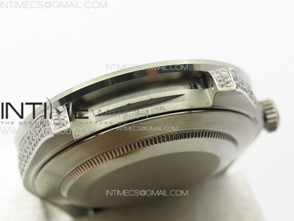 DateJust 41 126300 Full Paved Diamonds Rainbow 904 GSF Best Edition Diamonds Dial Arabic Markers on Jubilee Bracelet VR3235 – Bild 37
