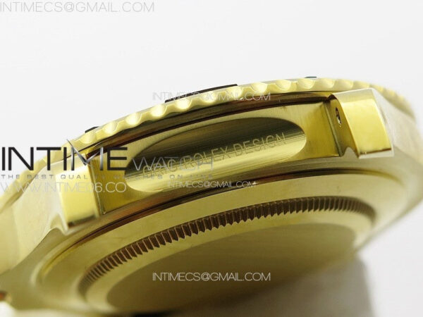 Yacht-Master 126655 YG 3EF 1:1 Best Edition 3D Black Ceramic Bezel on Black Rubber Strap VR3235 – Bild 40