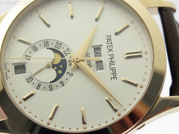 Annual Calendar Complications 5396 RG GRF Best Edition White dial on Brown leather strap A324 – Bild 4