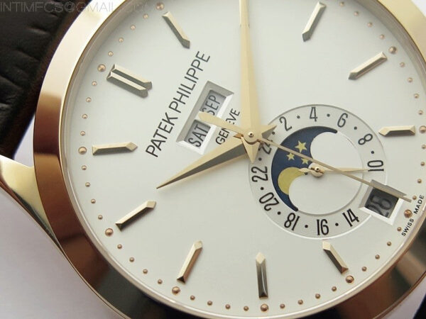 Annual Calendar Complications 5396 RG GRF Best Edition White dial on Brown leather strap A324 – Bild 7
