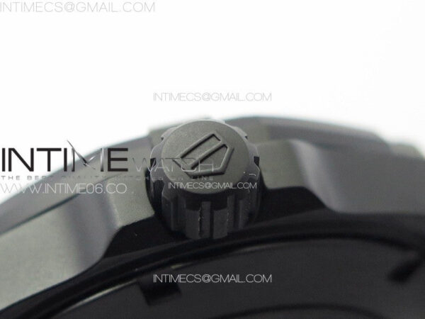 Aquaracer Calibre 5 PVD 41mm TARF 1:1 Best Edition Carbon/Yellow Dial on Black Nylon Strap SW200 – Bild 9