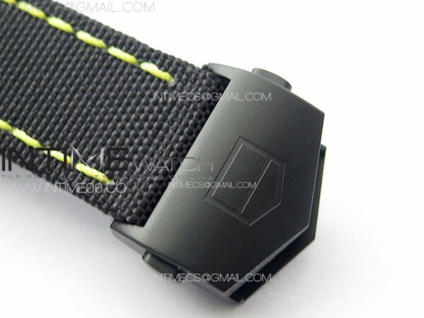 Aquaracer Calibre 5 PVD 41mm TARF 1:1 Best Edition Carbon/Yellow Dial on Black Nylon Strap SW200 – Bild 11
