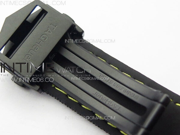 Aquaracer Calibre 5 PVD 41mm TARF 1:1 Best Edition Carbon/Yellow Dial on Black Nylon Strap SW200 – Bild 12