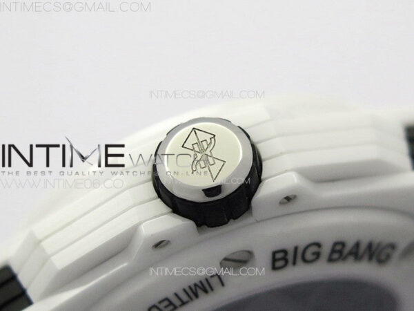 Big Bang Sang Bleu II White Ceramic ZF Best Edition on White Rubber Strap A1240 – Bild 13